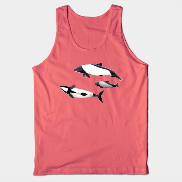 Commerson´s dolphin Tank Top by chloeyzoard